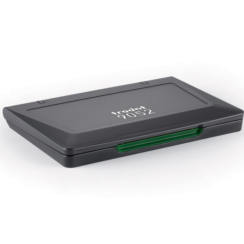 Trodat Stamp Pad 9052, Green, for Manual Stamps â€“ Size 110 x 70 mm - Image 2